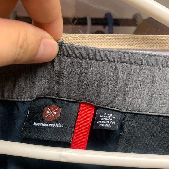 Mens L lightweight hiking cargo pants - Picture 6 of 7